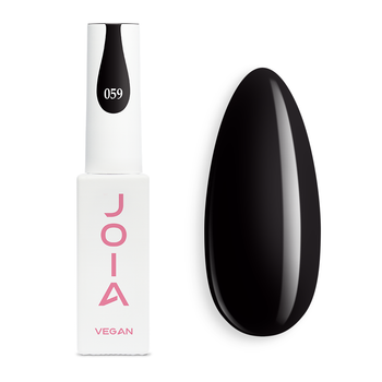 Гель-лак JOIA vegan 059, 6 мл, черный