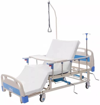 Механічне медичне функціональне ліжко MED1 з туалетом (MED1-H03 стандартне)