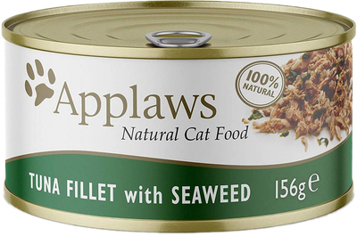 Вологий прикорм для дорослих котів Applaws Cat філе тунця 156 г (5060122490184)