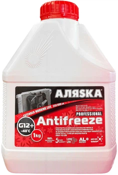 Антифриз Аляsка G12+ -40°С Красный 1 кг (4820159710508) – фото
