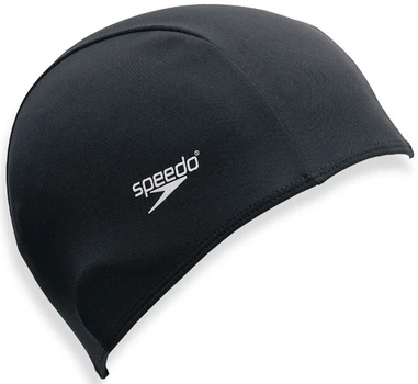 Шапка для плавання Speedo Polyester Cap (8-710080000-1) Уні OSFM Чорна (5514991492324)