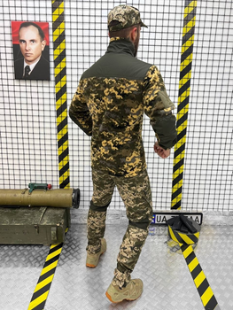 Тактичний військовий комплект Combo ( Фліска + Поло + Штани ), Камуфляж: Піксель ЗСУ, Розмір: M