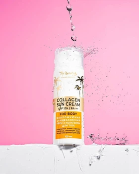 Сонцезахисний крем з колагеном SPF 50+ Top Beauty 100 мл