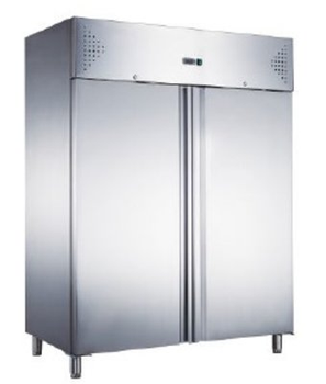 Шкаф холодильный 1400л hkn-gx1410tn inox hurakan