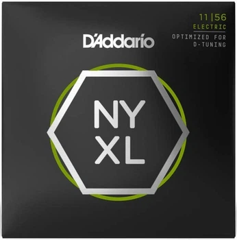 Струны для электрогитары D'Addario NYXL1156 MEDIUM TOP / EXTRA HEAVY BOTTOM (11-56)