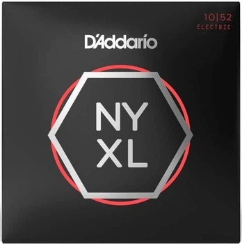 Струны для электрогитары D'Addario NYXL1052 LIGHT TOP / HEAVY BOTTOM (10-52)