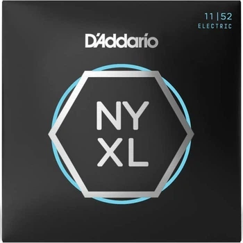 Струни для електрогітари D'Addario NYXL1152 MEDIUM TOP / HEAVY BOTTOM (11-52)