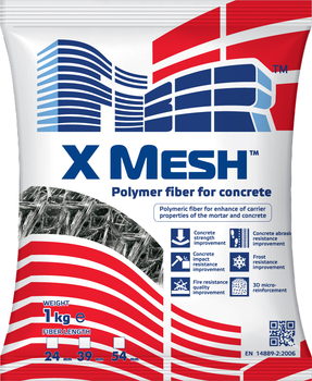 Фібра поліпропіленова Fiber X Mesh 23 мм 1 кг (2290502759010)