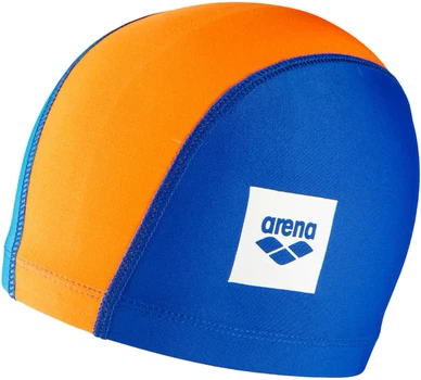Шапка для плавання Arena UNIX II JR (002384-101) Діт OSFM Синя, помаранчева, блакитна (3468336220733)