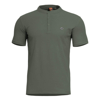 Поло Pentagon LEVANTES HENLEY SHIRT K09025 Medium, Camo Green (Сіро-Зелений)