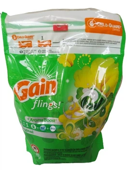 Капсули для прання Gain Flings 3in1 Oxi Boost Febreze Moonlight Breeze з активним киснем універсальні 33 шт.