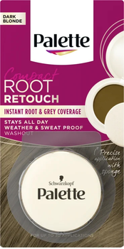 Korektor do odrostów i siwych włosów Schwarzkopf Palette Compact Root Retouch Ciemny blond (8410436409858)