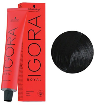 Farba do włosów Schwarzkopf Igora Royal 1-0 60 ml (4045787199048)