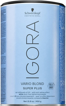 Puder rozświetlający do włosów Schwarzkopf Igora Vario Blond Plus Blue 450 g (4045787400571)