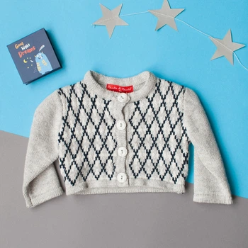 Кофта для девочки Hawk Kids RN1384/1 68 см Серый