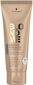 Balsam regenerujący Schwarzkopf Blondme Blonde Wonders Restoring Balm 75 ml (4045787635898)