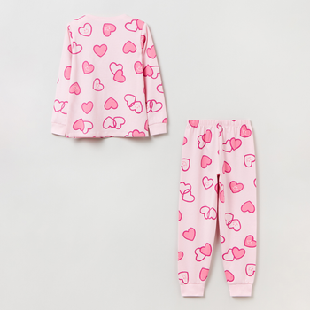 Piżama (Longsleeve + spodnie) dziecięca OVS Piżama Sp 3/ Bajka 1821578 140 cm Różowa (8056781581285)