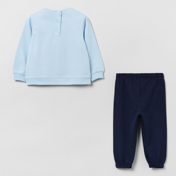 Komplet (bluza + spodnie) dla dzieci OVS Jogging Set Insignia Blu 1817504 98 cm Blue/Light Pink (8056781509814)