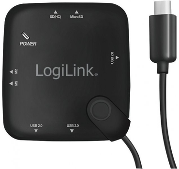 Hub USB 7 w 1 microUSB Logilink (4052792053128)