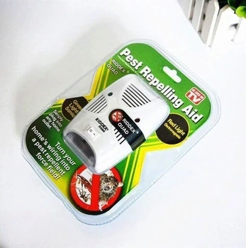 Электронный отпугиватель грызунов и насекомых Pest Repelling Aid, электромагнитный отпугиватель насекомых и мух