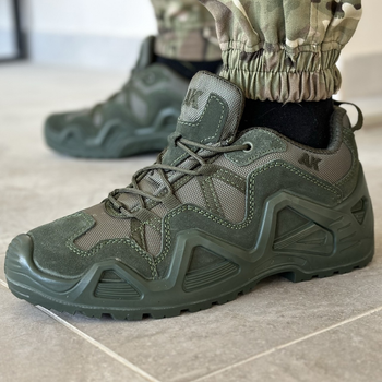Тактичні чоловічі кросівки AK демісезонні військові кросівки waterproof армійські олива 46 розмір