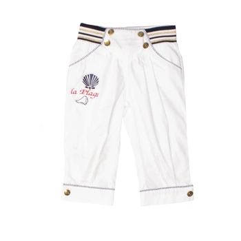 Капри для девочки Badi Junior 1228 104 см Белый