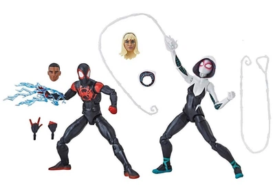 Человек-паук: Через вселенные - Майлз Моралес и Гвэн-паук Marvel Legends Series Spider-Man: Into the Spider-Verse Miles Morales and Spider-Gwen Hasbro
