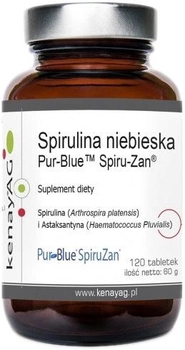 Kenay Spirulina Niebieska 120 tabletek oczyszczanie (5900672153644)