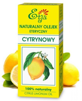 Eteryczny olejek Etja Cytrynowa 10 ml dla odporności (5908310446073)
