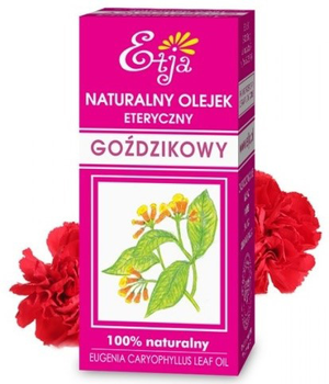 Eteryczny olejek Etja Goździkowa 10 ml ziałający przeciwbólowo (5908310446141)