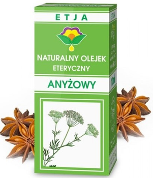 Eteryczny olejek Etja Anyżowa 10 ml wspiera układ trawienny (5908310446806)