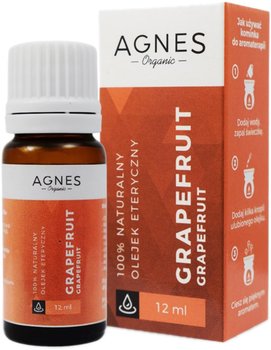 AgnesOrganic Grapefruit olejek eteryczny 12 ml (5904365038164)