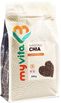 Myvita Nasiona Chia 250 g Obniżają Ciśnienie (5903111710804)