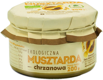Dary Natury Musztarda Chrzanowa Eko 200 g (5904538030292)