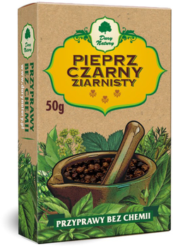 Dary Natury Pieprz Czarny Ziarnisty 50 g (5902741001207)