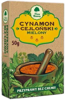 Dary Natury Cynamon Cejloński Mielony 50 G (5903246867558)