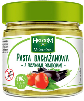 Helcom Pasta bakłażanowa z suszonymi pomidorami 190 g (5902166713648)