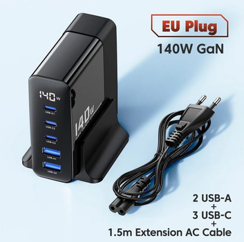 Зарядное устройство для Toocki Desktop Gan Charger 140W