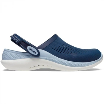 Женские кроксы Тёмно-синие Crocs Literide 360 Clog Navy / Blue Grey 206708-4TA 40-41 (M8-W10)