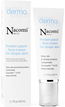 Krem do twarzy nawilżający Nacomi Protein Patch Face Atopic Skin 50 ml (5902539717549)