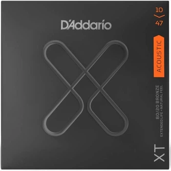 Струны для акустической гитары D'Addario XTABR1047 XT 80/20 BRONZE EXTRA LIGHT (10-47)