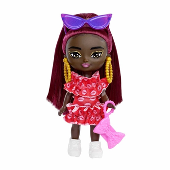 Лялька Barbie Extra Mini Minis з бордовим волоссям (194735116133)