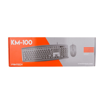 Клавиатура и Мышь Fantech KM100 Цвет Чёрный