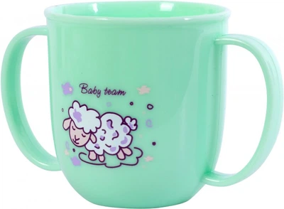 Чашка дитяча Baby Team з ручками 190 мл (6008)
