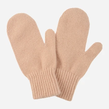 Рукавиці жіночі в'язані Malisa Грейс 12-MITTEN-LT-188 One Size Темно-пудрові