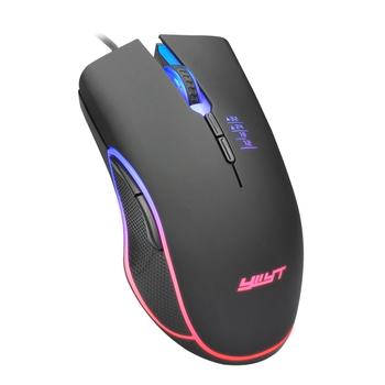 Проводная оптическая USB игровая мышь 3200DPI с подсветкой YWYT G853