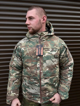 Чоловіча зимова Куртка Army M-65 з капюшоном / Бушлат з водонепроникним відштовхуванням мультикам розмір XXL