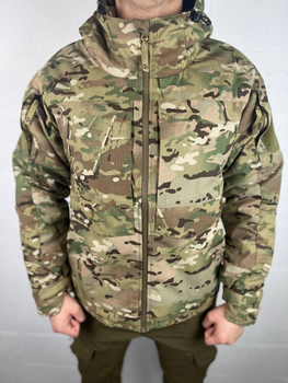 Зимняя мужская Куртка с капюшоном рип-стоп до -15 °C мультикам размер XXL
