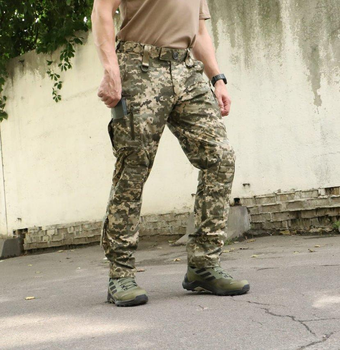 Тактичні штани "РАПТОР" піксель ріп-стоп з еластичною вставкою розмір 46 (903)