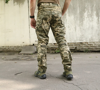 Тактичні штани "РАПТОР" піксель ріп-стоп з еластичною вставкою розмір 60 (903)